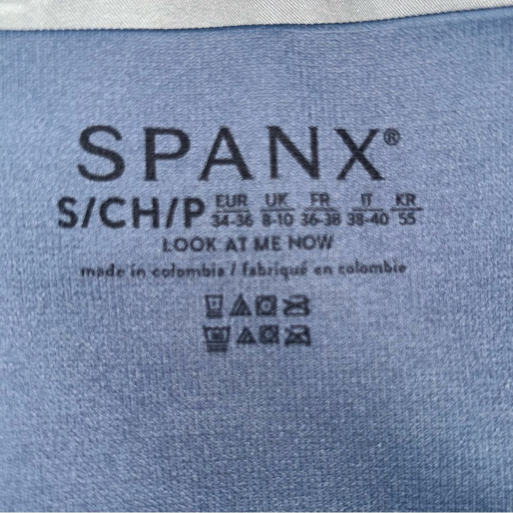 SPANX Deep Blue Tie Dye High Rise Leggings - Picture 6 of 10